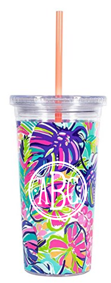 Exotic Garden 20oz Tumbler with Straw