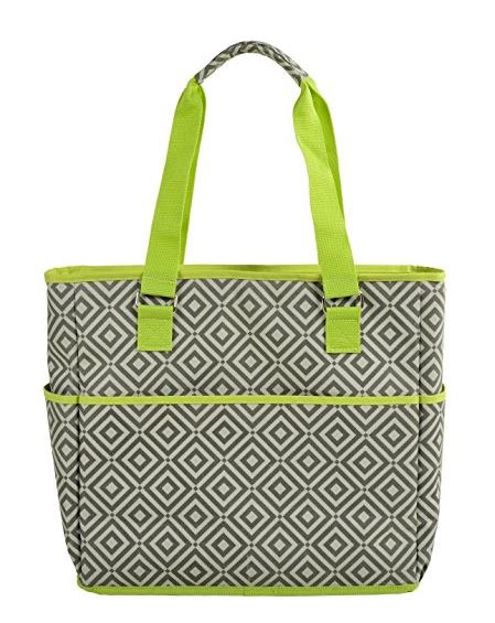 Little Pink Peacock Insulated Cooler Tote Bag
