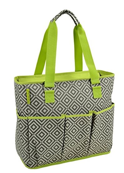 Little Pink Peacock Insulated Cooler Tote Bag - Thumbnail 3