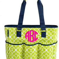 Large Personalized 6 Pocket Insulated Cooler/Tote Bag