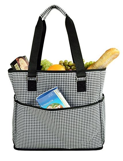 Little Pink Peacock Insulated Cooler Tote Bag - Thumbnail 5