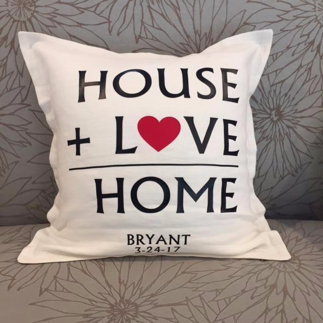 House + Love Pillow