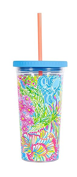 Lovers Coral 20oz Tumbler with Straw