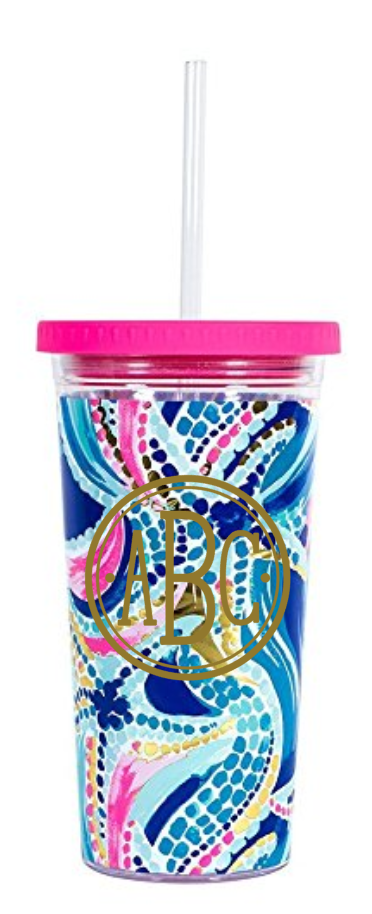 Ocean Jewels 20oz Tumbler with Straw