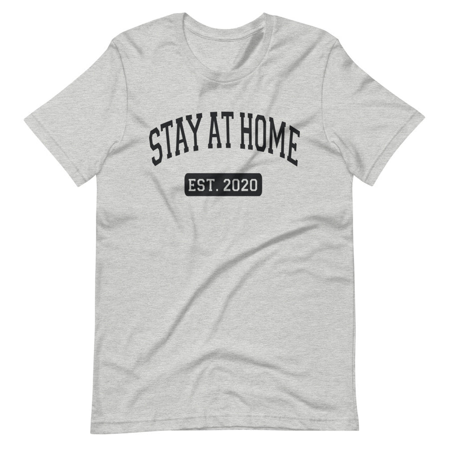 Stay At Home Est. 2020 | Soft Tee | Work from Home | Graphic Tee | Funny Shirt | Social Distancing | Unisex Sizing