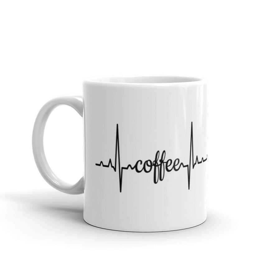 EKG Coffee Ceramic Mug